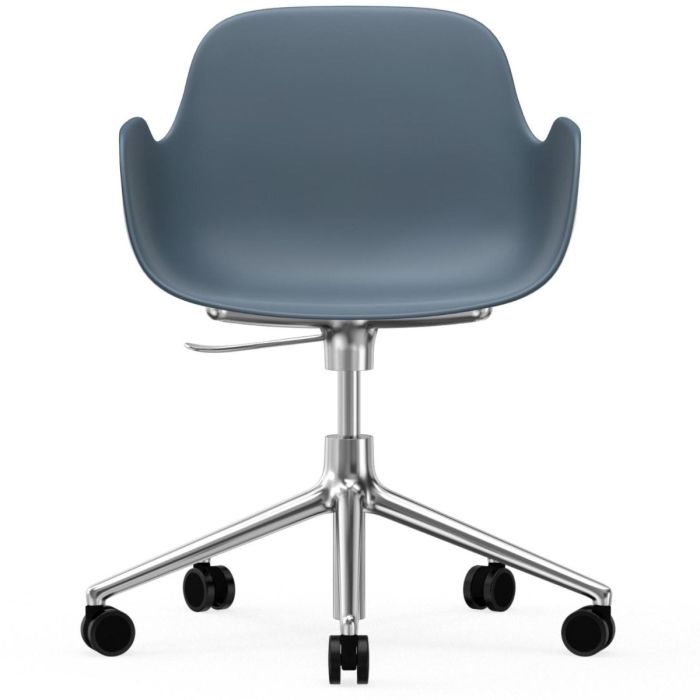 606143_Form_Armchair_Swivel_5W_Gaslift_Blue_Alu_Normann_Copenhagen_ilumia