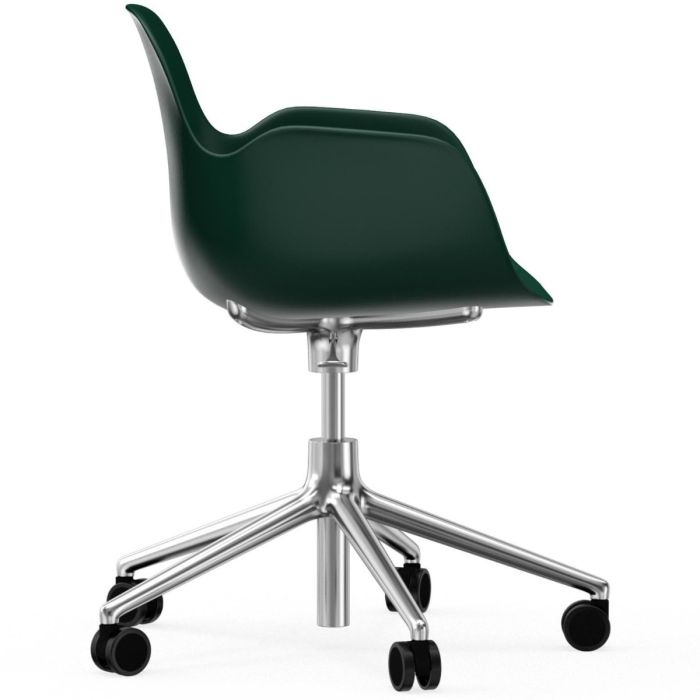 606144_Form_Armchair_Swivel_5W_Gaslift_Green_Alu_Normann_Copenhagen_ilumia