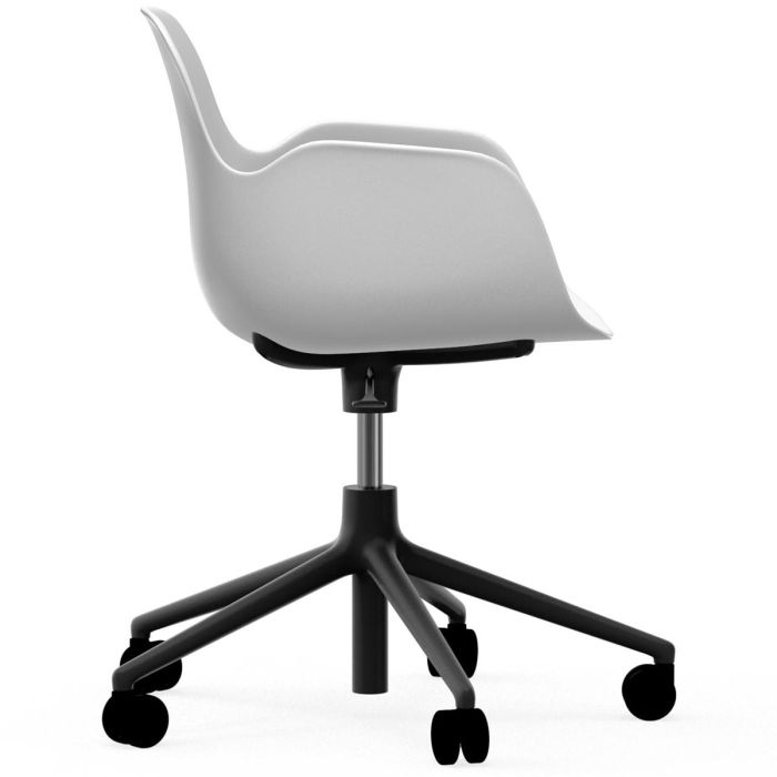 606150_Form_Armchair_Swivel_5W_Gaslift_White_BlackAlu_Normann_Copenhagen_ilumia