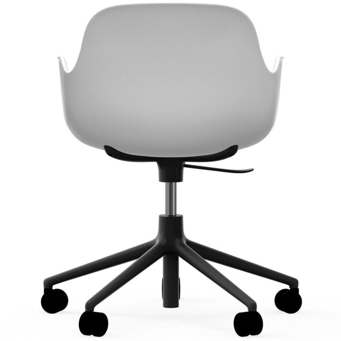 606150_Form_Armchair_Swivel_5W_Gaslift_White_BlackAlu_Normann_Copenhagen_ilumia