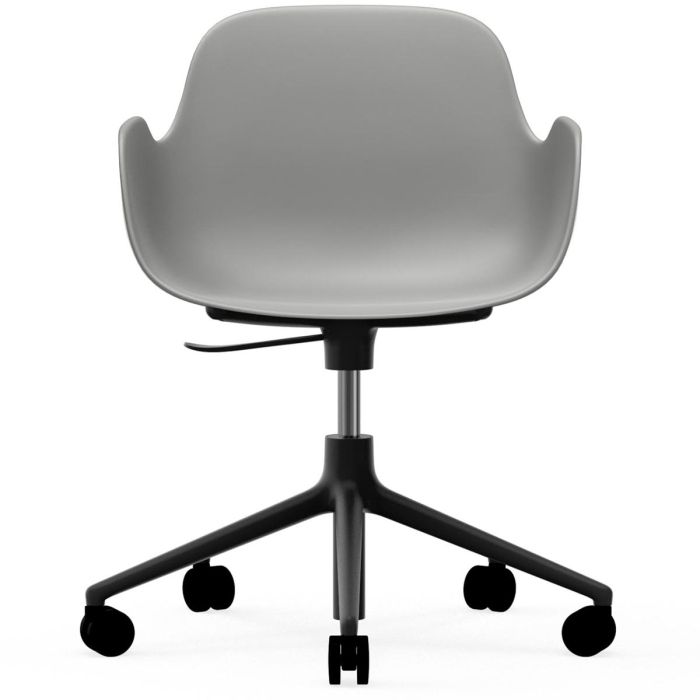 606151_Form_Armchair_Swivel_5W_Gaslift_Grey_BlackAlu_Normann_Copenhagen_ilumia
