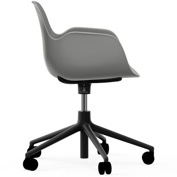 606151_Form_Armchair_Swivel_5W_Gaslift_Grey_BlackAlu_Normann_Copenhagen_ilumia
