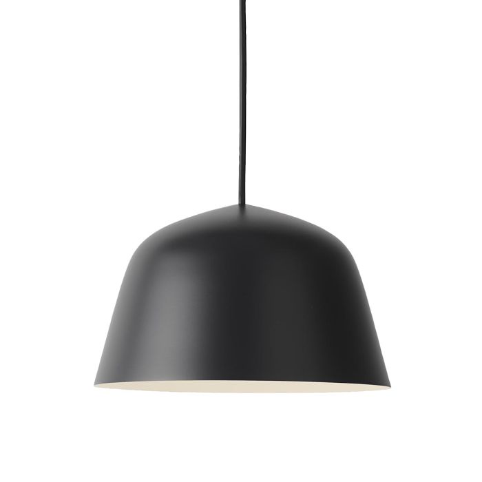 26034 Ambit Ø25cm Linear And Rounded Shapes Pendant Lamp - Black