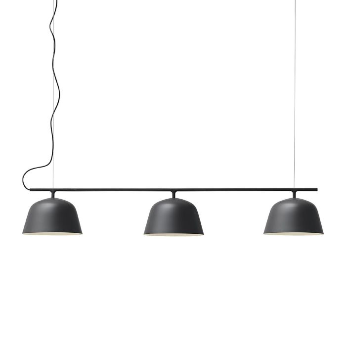 12250 Muuto Ambit Rail lampa nad stół jadalniany lub bar - czarna
