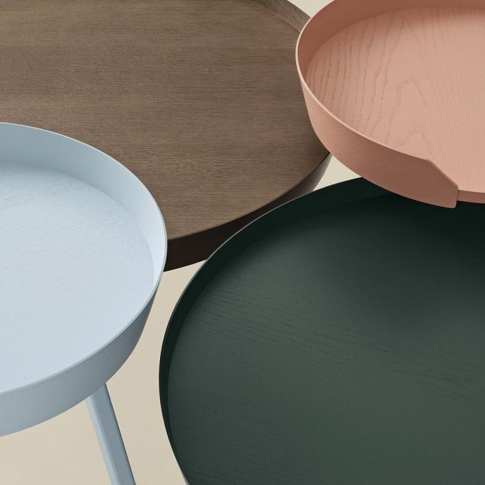 Around Coffee Table - Stained Dark Brown