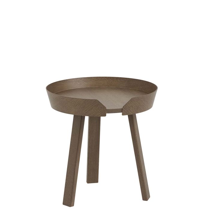 Stolik kawowy-Around-small-stained-dark-brown-Muuto-ilumia