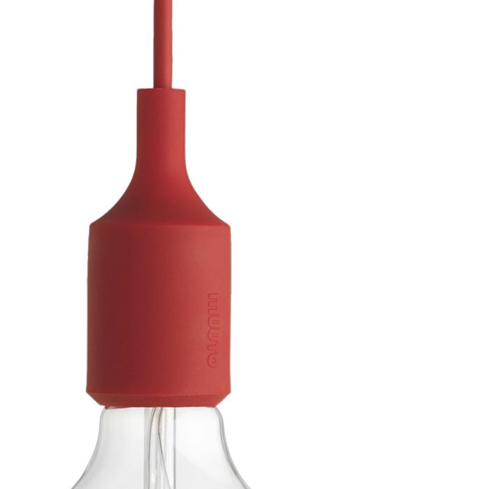 Muuto E27 LED Red Romantic And Contemporary Pendant Lamp