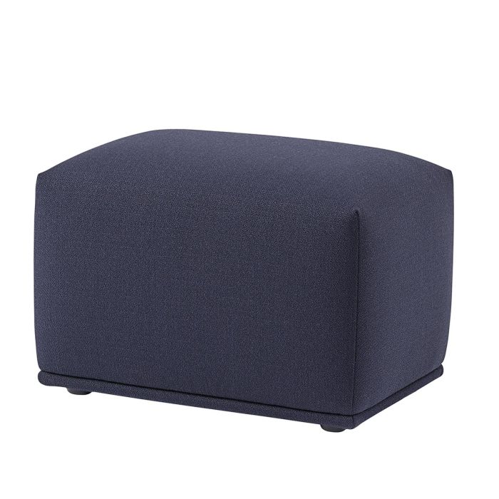 Echo Pouf Large Dark Blue Vidar Kvadrat, Muuto - Contemporary & Romantic Design | ilumia.pl