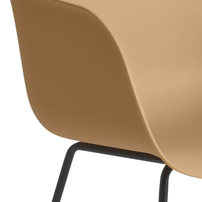 Fiber-armchair-tube-base-ochre-chrome-Muuto-ilumia