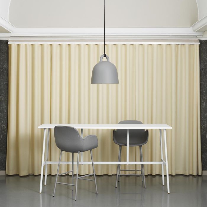 Form_Bar_Armchair_65cm_Full_Uph_Steel_Grey_Union_Table_Bell_Lamp_Normann_ilumia