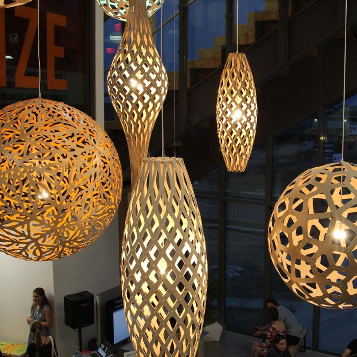 Hinaki Pendant Lamp h50cm- White/ White