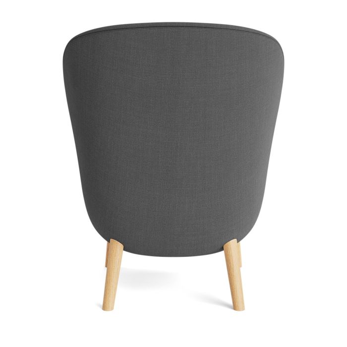 Hyg Lounge Chair High Upholstery -  Remix 163/ Oak-ilumia