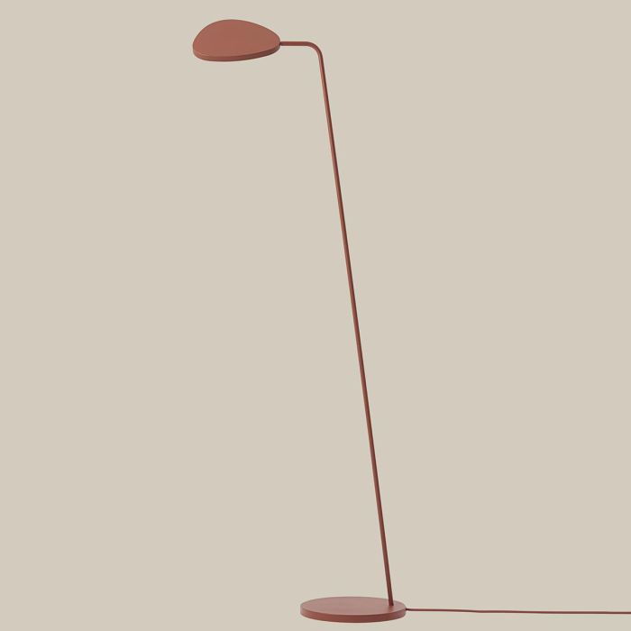 13433 Muuto Leaf LED miedziano-brązowa lampa podłogowa w skandynawskim stylu