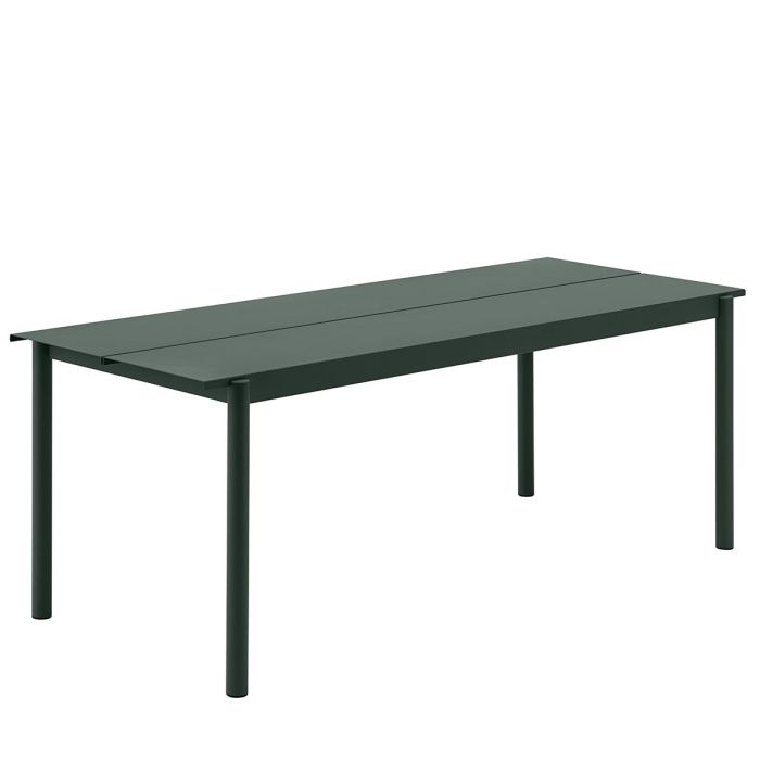 Linear-steel-outdoor-table-200-green-Muuto-ilumia