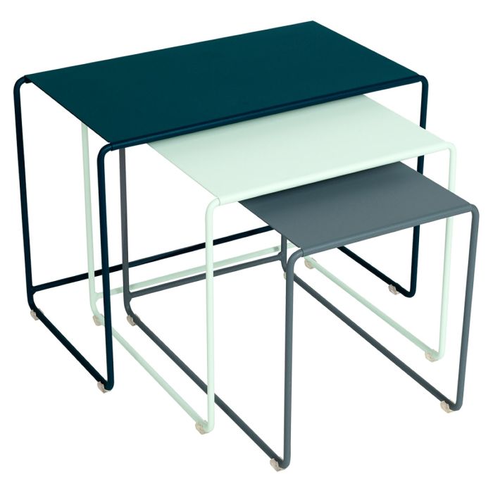 Fermob Oulala Set of Nesting Low Tables- 900906 | Outdoor Furniture from ilumia