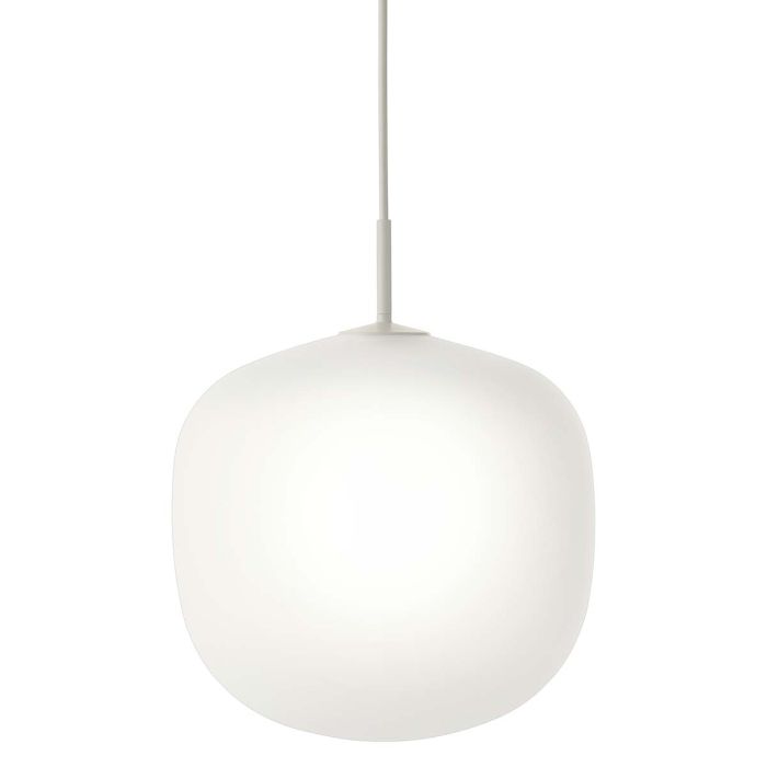 Muuto Rime 12 glass pendant lamp grey cord 22418
