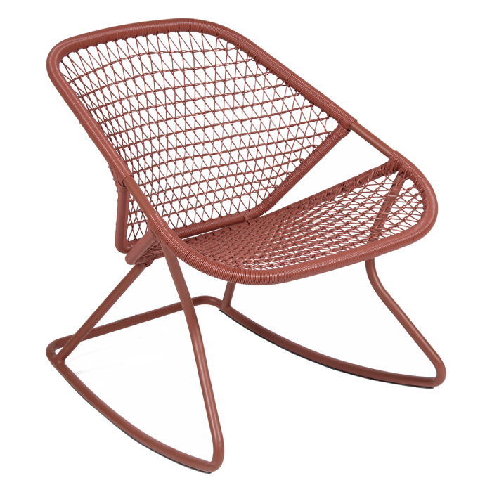 sixties_ogrodowy_fotel_bujany_Red_Ochre_fermob_ilumia
