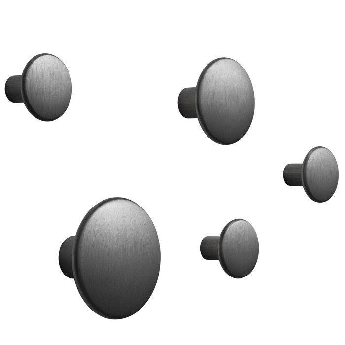 The_Dots_metal_set_of_5_aluminum_black_muuto-ilumia