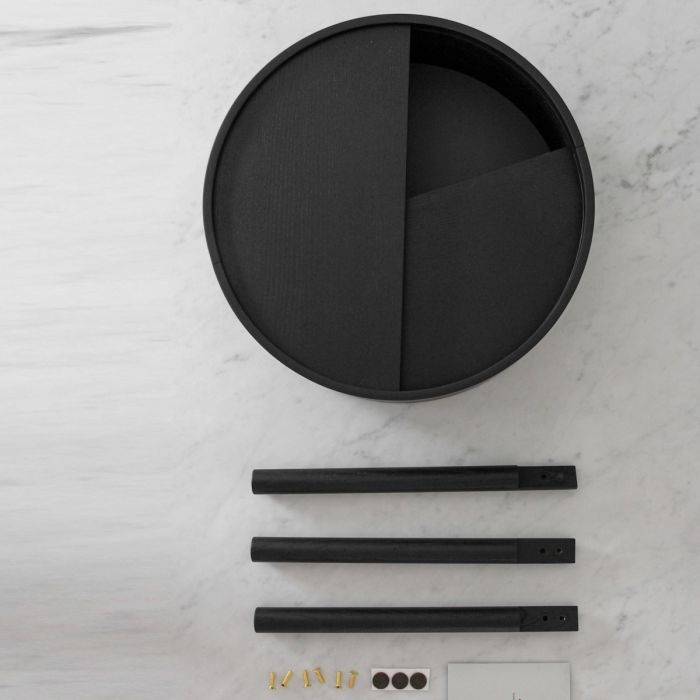 Arc Stolik Kawowy Ø42cm -Czarny  Kolorystycznych | Nowoczesny Design | ilumia.pl