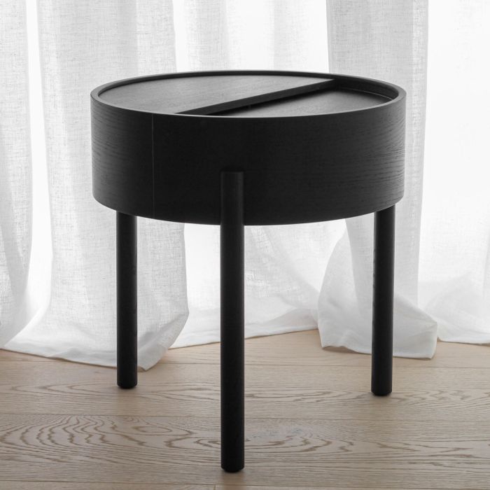 Arc Stolik Kawowy Ø42cm -Czarny  Kolorystycznych | Nowoczesny Design | ilumia.pl