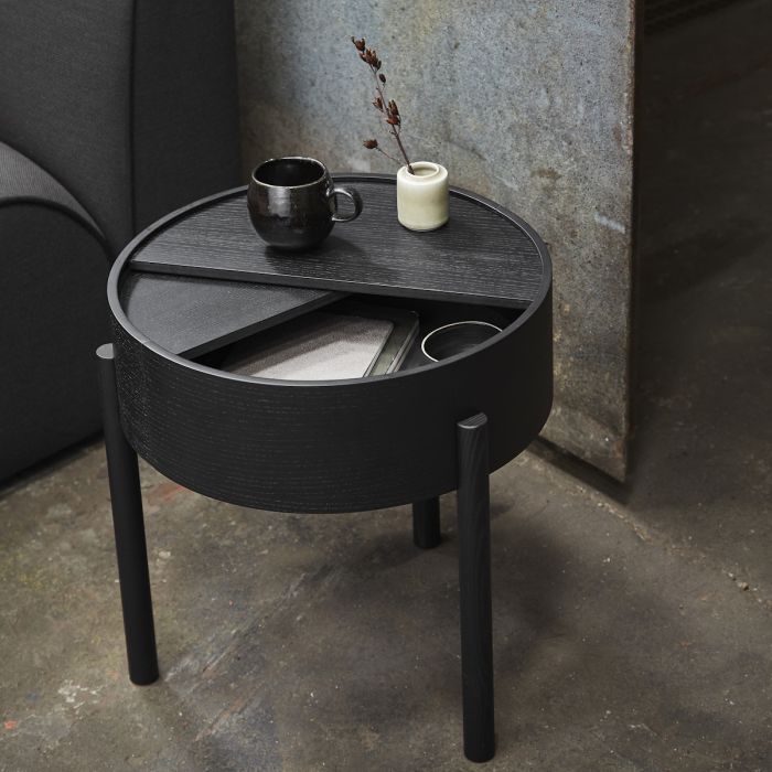 Arc Stolik Kawowy Ø42cm -Czarny  Kolorystycznych | Nowoczesny Design | ilumia.pl