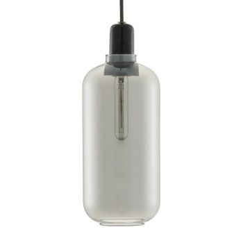 502118 Amp lampa wisząca Ø11,2cm przydymiony klosz marmur Normann Copenhagen ilumia