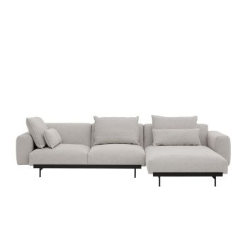 In Situ Muuto Sofa Modułowa, Rogowa 3-osobowa, Szezlong - Szara |Designerskie Sofy w ilumia.pl