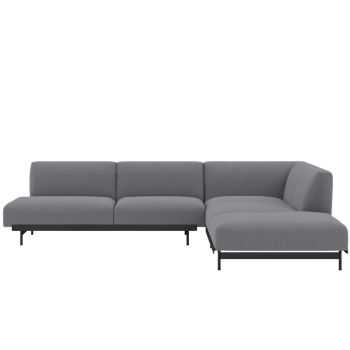 In Situ Sofa Modułowa, Rogowa z Szezlongiem - Tkanina Ocean 80