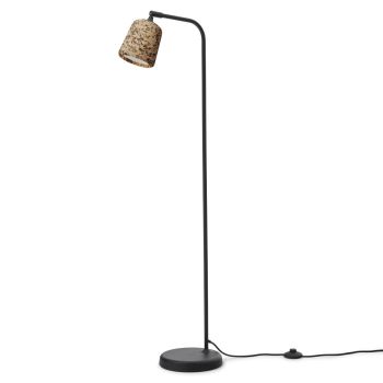 Material_lampa_podłogowa_mieszany_korek_New_Works_ilumia