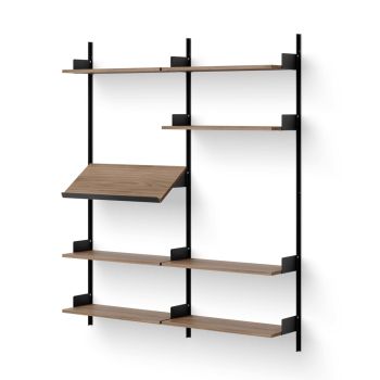 regał_ścienny_z_półką_na_czasopisma_orzech_czarny_New_Works_ilumia