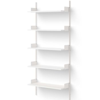 1900_Shelf_regał_z_5_pólkami_biały_New_Works_ilumia