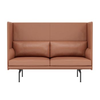 Outline-high-back-2-seater-Refine_Leather_Cognac-Muuto-ilumia
