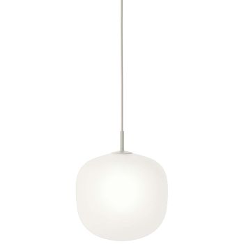 Muuto Rime 25 cm - lampa wisząca z mlecznego szkła