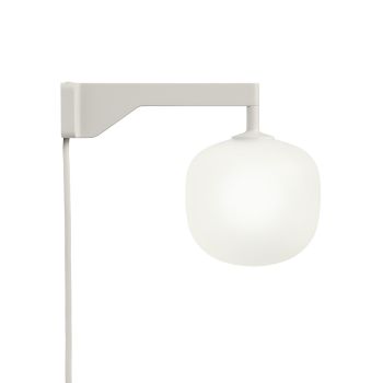 Rime Szara Lampa Ścienna Muuto - Nowoczesny i Funkcjonalny Design | ilumia.pl