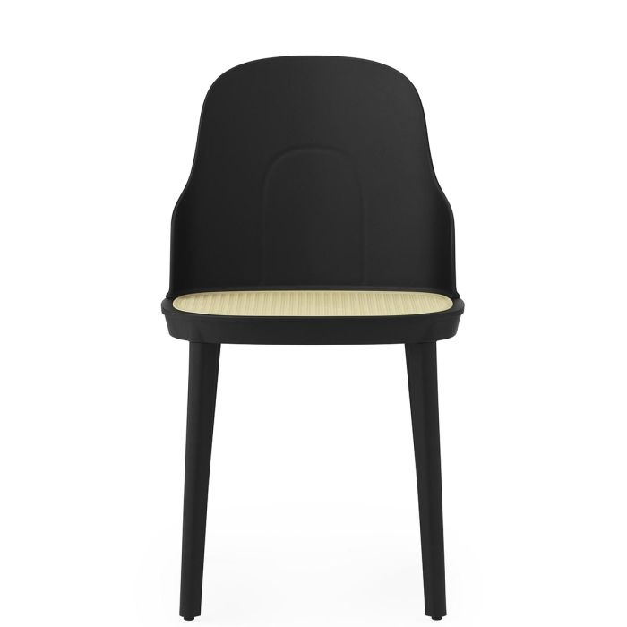 304045 Allez krzesło modułowe z ażurowym siedziskiem-czarne Normann Copenhagen ilumia
