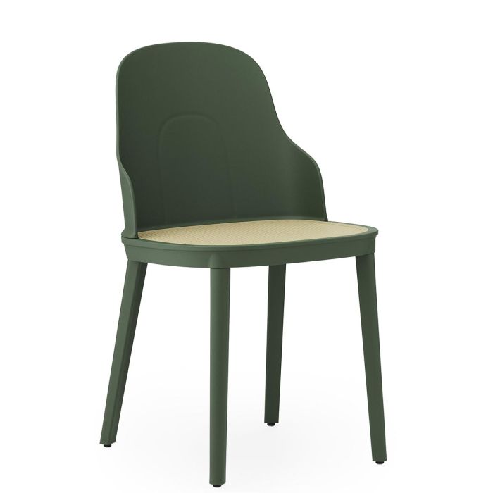 304049 Allez krzesło modułowe z ażurowym siedziskiem-parkowa zieleń Copenhagen ilumia