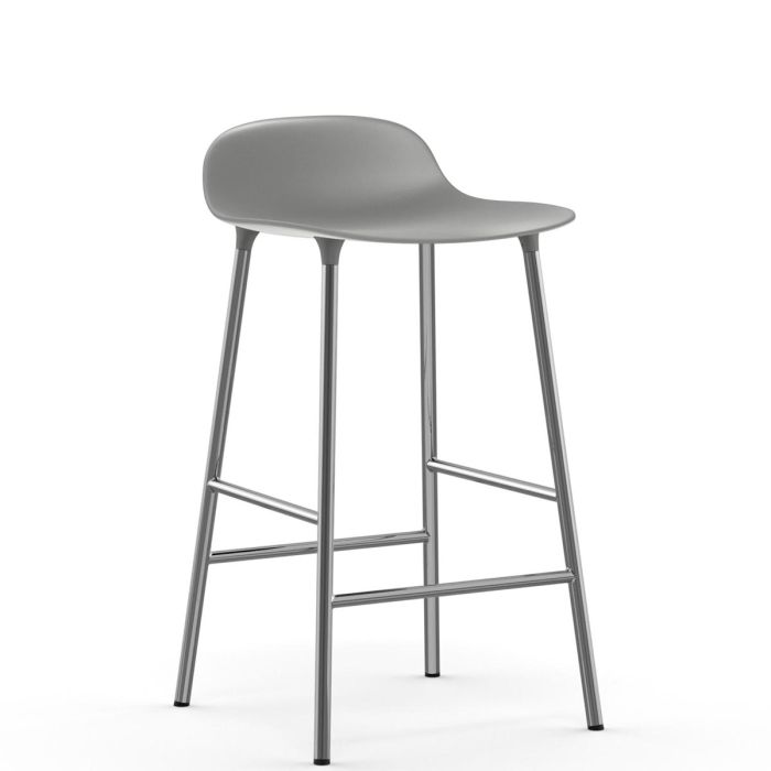 603157_Form_Barstool_65cm_GreyChrome_Normann-Copenhaen-ilumia