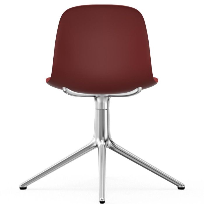 606005_Form_Chair_Swivel_4L_Red_Alu_Normann_Copenhagen_ilumia
