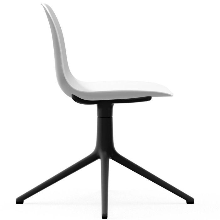 606010_Form_Chair_Swivel_4L_White_BlackAlu_Normann_Copenhagen_ilumia
