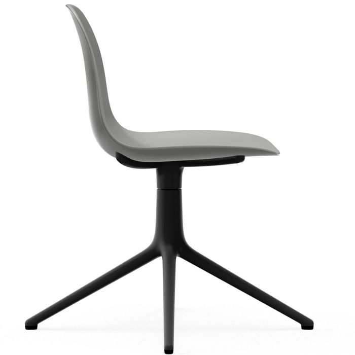 606011_Form_Chair_Swivel_4L_Grey_BlackAlu_Normann_Copenhagen_ilumia