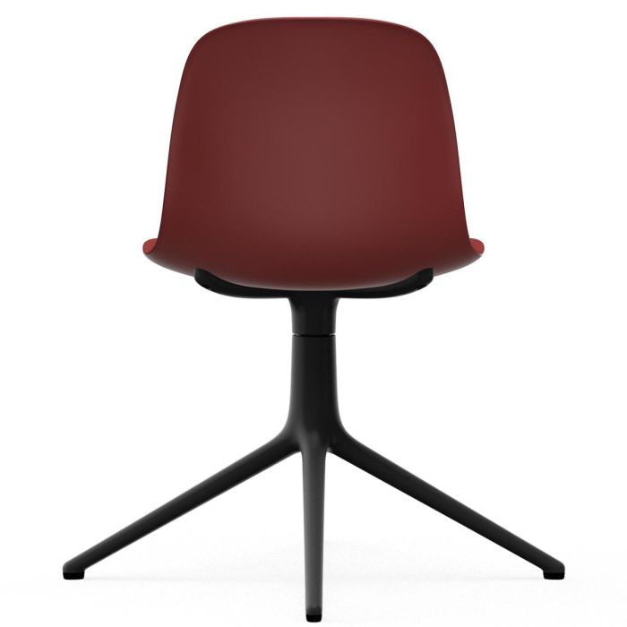 606015_Form_Chair_Swivel_4L_Red_BlackAlu_Normann_Copenhagen_ilumia