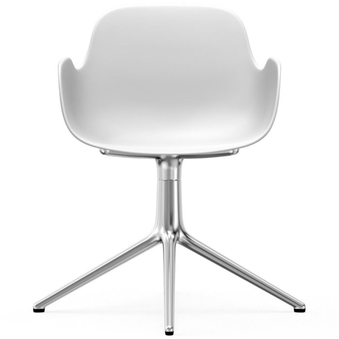 606100_Form_Armchair_Swivel_4L_White_Alu_Normann-Copenhagen-ilumia