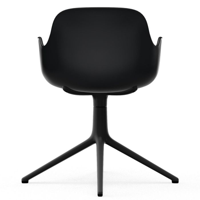 606112_Form_Armchair_Swivel_4L_Black_BlackAlu_Normann-Copenhagen-ilumia