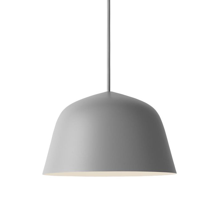 Ambit Ø25 cm uniwersalna i nowoczesna lampa wisząca szara muuto ilumia