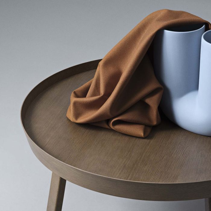 Stolik kawowy Around-large-stained-dark-brown-Muuto-ilumia