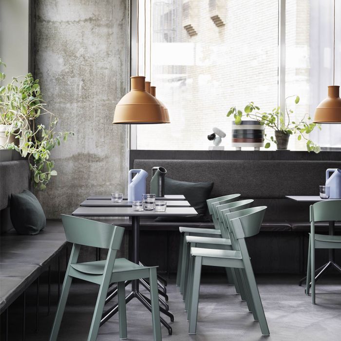 cover-side-chair-green-still-cafe-table-unfold-pendant-lamp-tub-jug-muuto-ilumia