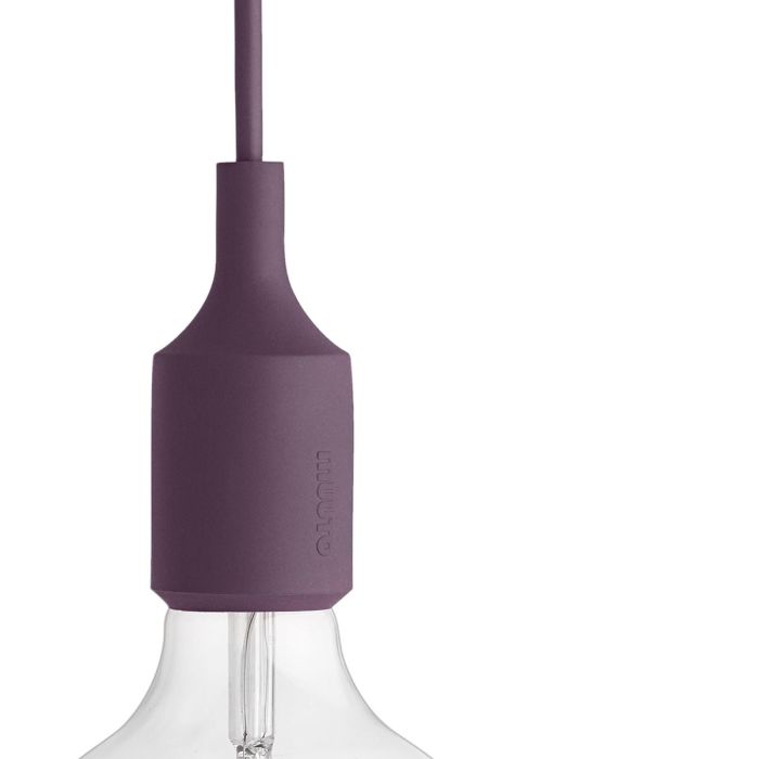 E27 LED oryginalna lampa wisząca typu żarówka - burgund