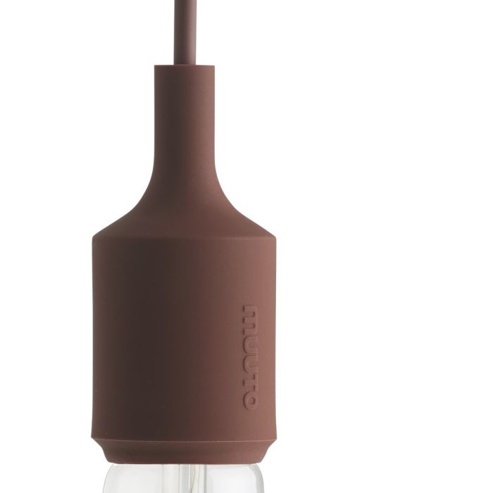 E27 Ciemno-czerwona Lampa Wisząca LED Muuto - Nowoczesny i Romantyczny Design | ilumia.pl