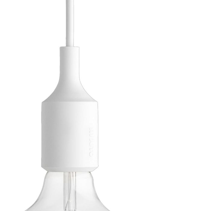 E27 oryginalna lampa wisząca typu żarówka - biała 13341