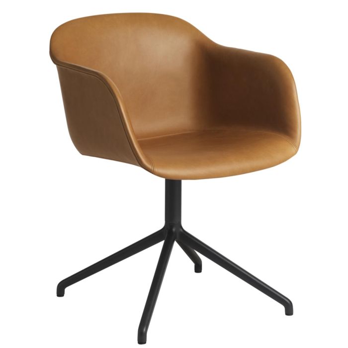 fiber-armchair-swivel-base-cognac-refine-leather-muuto-ilumia